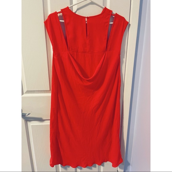BCBGMAXAZRIA silk red mini dress - Picture 2 of 6